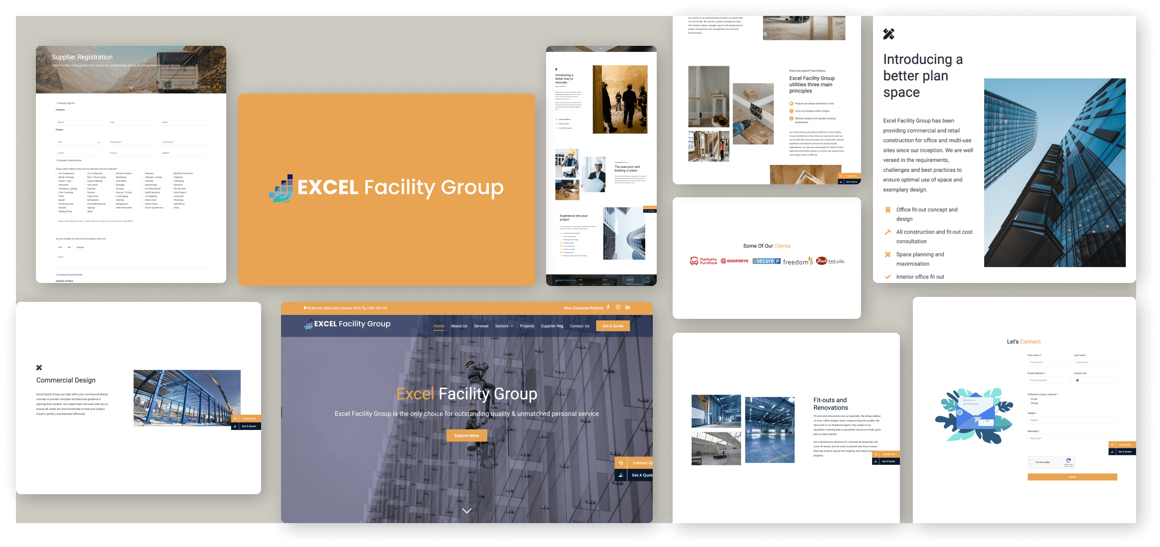 Excel Facility Group website Nemo Technology